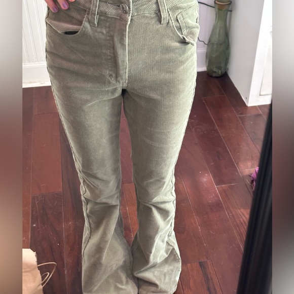 Green corduroy bell bottoms - Picture 1 of 1